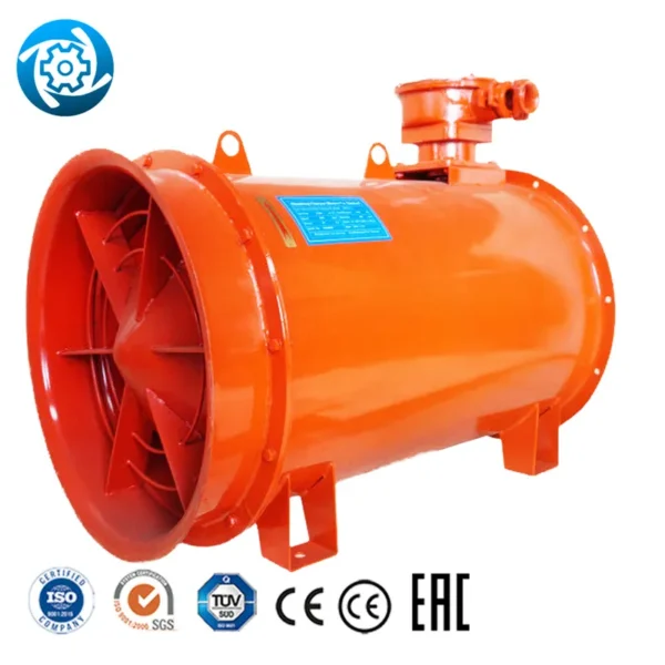 Alloy Mine Axial Fan, Al7-30, 30Kw, Explosion-Proof, Aluminum - view 4