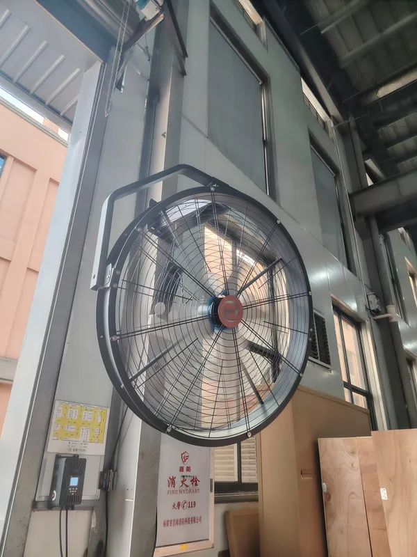 Aluminum Blade Misting Fan, HDB-150, HVLS, VFD, 40dB - view 2