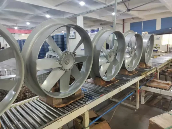 Aluminum Fan, GKW, 800mm, Wall, Axial - view 3