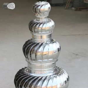 Aluminum Roof Turbine Ventilator, Stainless Steel, 100-1200mm