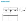 Angled Discharge Air Cooler, GENERALFUSHI, R-404A - view 4