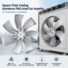 Anti-corrosive Square Plate, Axial, Aluminum, PAG - view 3