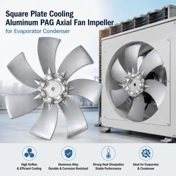 Anti-corrosive Square Plate, Axial, Aluminum, PAG - view 3