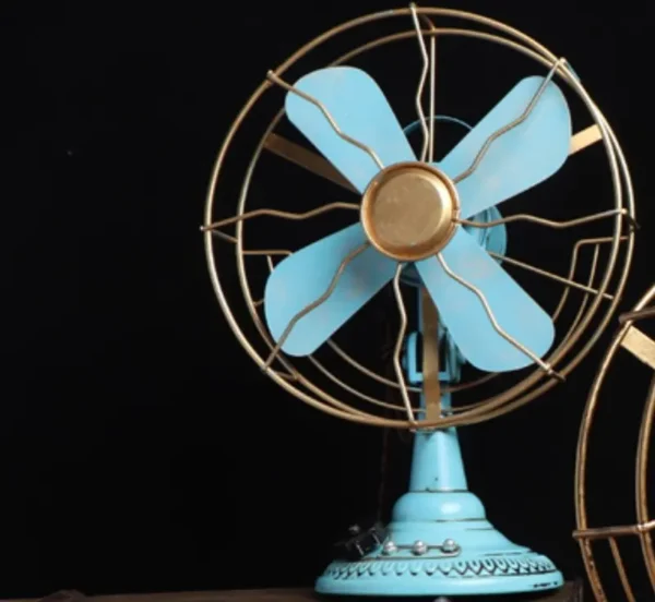 Antique Iron Fan, Metal, TM2020221017-10 - view 2