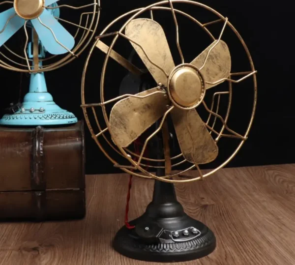 Antique Iron Fan, Metal, TM2020221017-10 - view 3