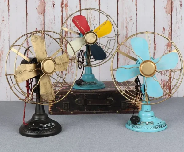 Antique Iron Fan, Metal, TM2020221017-10 - view 5