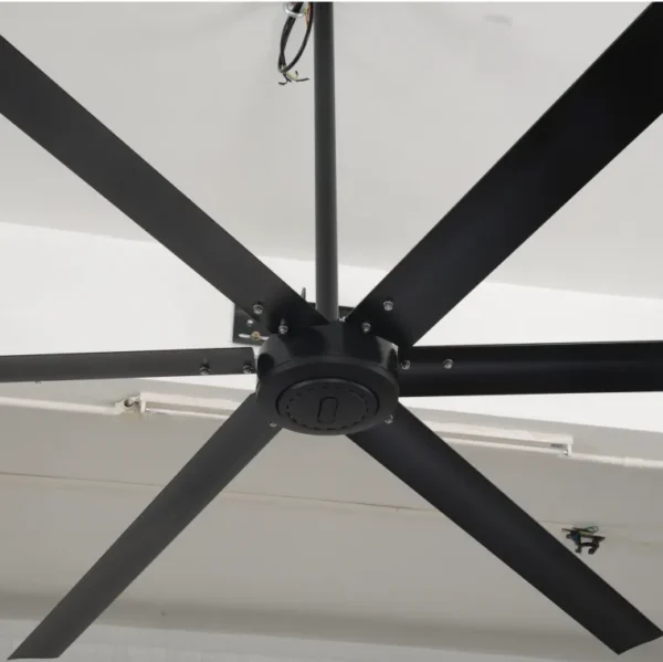 App Controlled Hvls Fan, 8FT, 200W, Metal - view 4