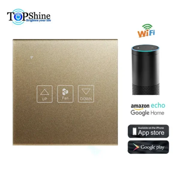 App Wifi Touch Fan, Plastic - view 3