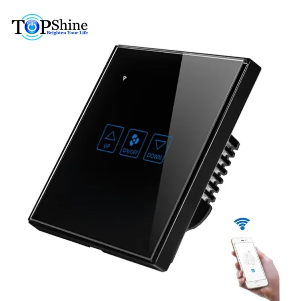 App Wifi Touch Fan, Plastic - view 5