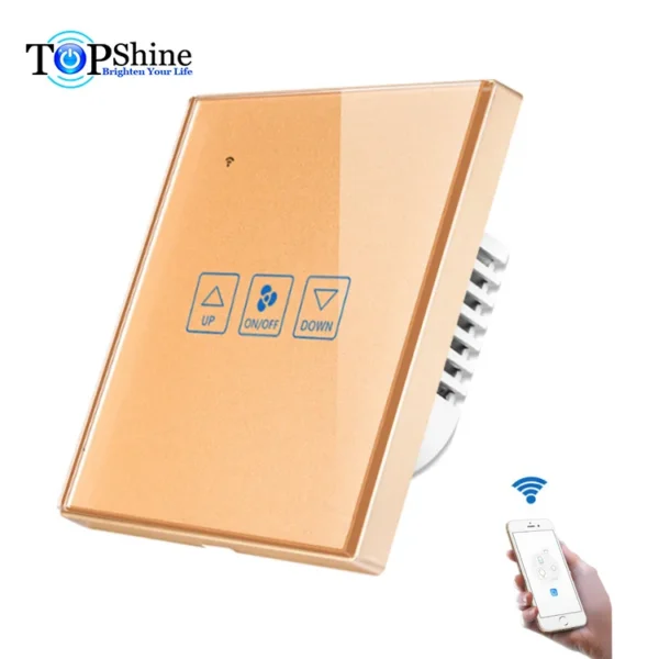 App Wifi Touch Fan, Plastic - view 6