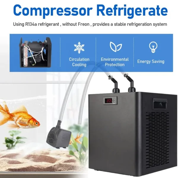 Aquarium Water Chiller, Plastic, 110V 220V - view 4