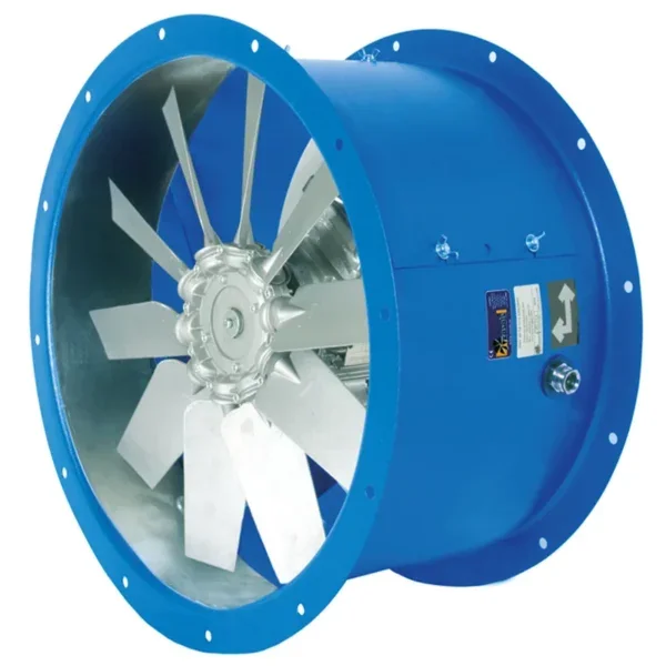 Atex Axial Fan, HMX, T4, A0:6, 400ºC/2h