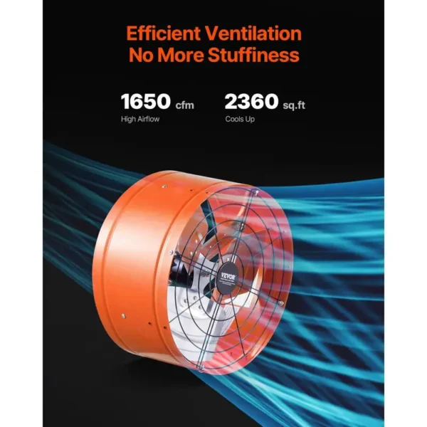 Attic Exhaust Fan, 1650, CFM - view 3