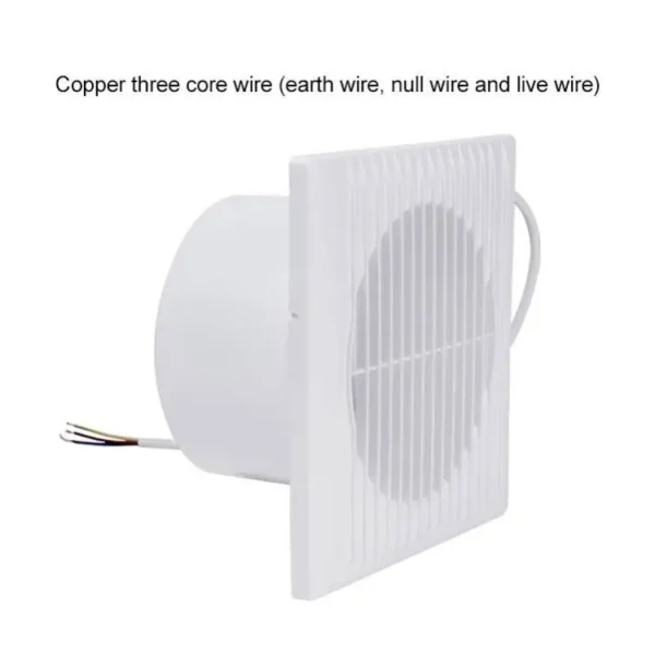 Automatic Shutter Smoke Extractor, Axial, Plastic - view 2