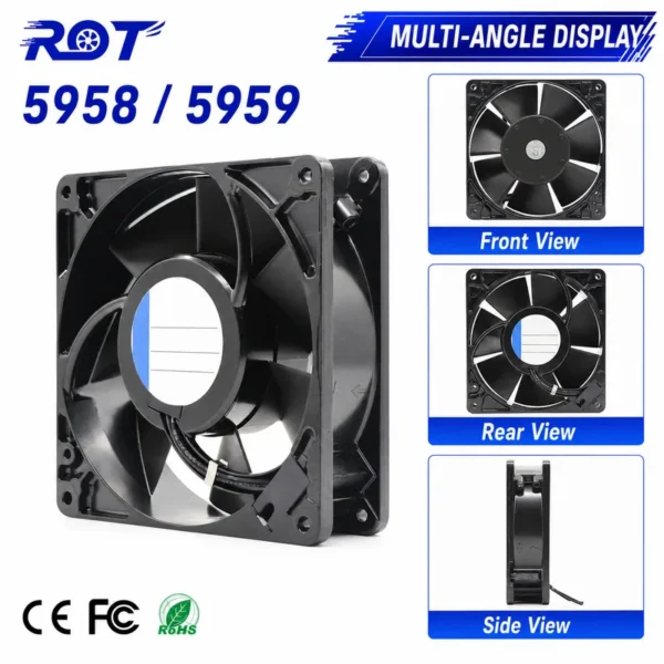 Axial Compact Cooling Fan, 5959, 127mm - view 6