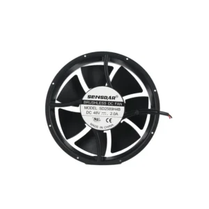 Axial Cooling Fan, 12-48V, 254X89mm, Plastic