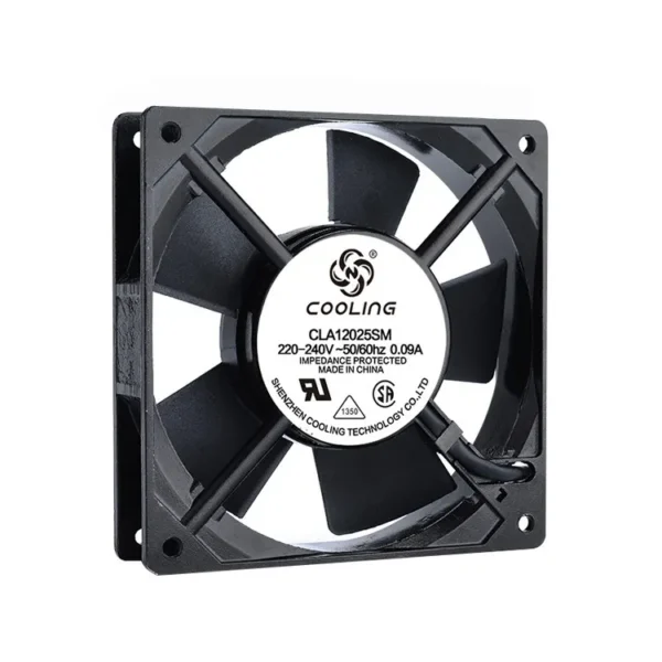 Axial Cooling Fan, 120mm, 220V, 12025, 120x120x25mm