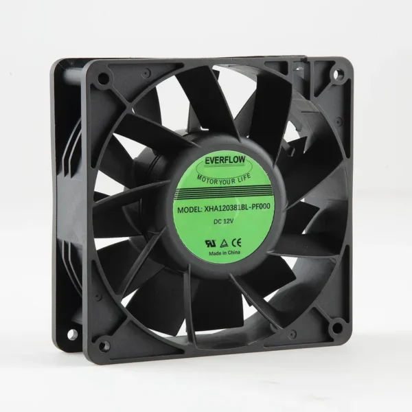 Axial Cooling Fan, 12CM, 120x120x38mm, PBT, 12V - view 3