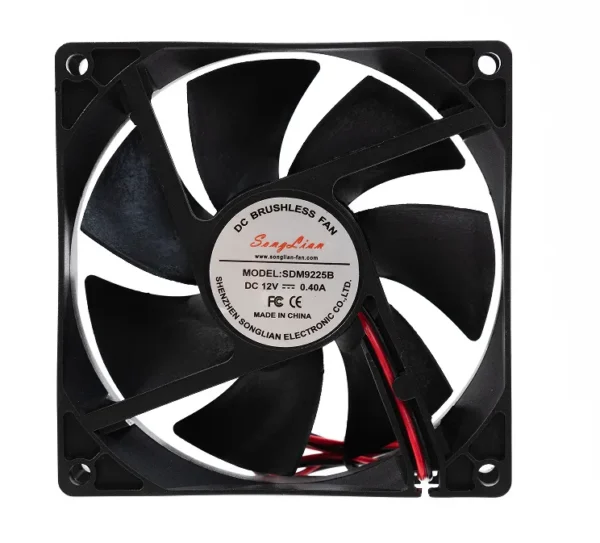 Axial Cooling Fan, 12V, 24V, 48V, 120x120x38 - view 2