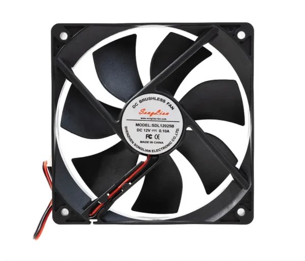 Axial Cooling Fan, 12V, 24V, 48V, 120x120x38 - view 3