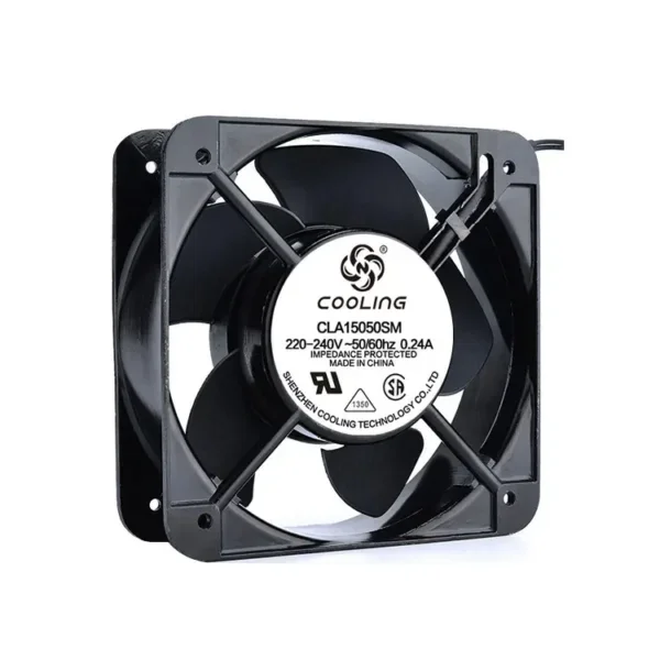 Axial Cooling Fan, 150mm, 15050, 220V, 150x150x50mm