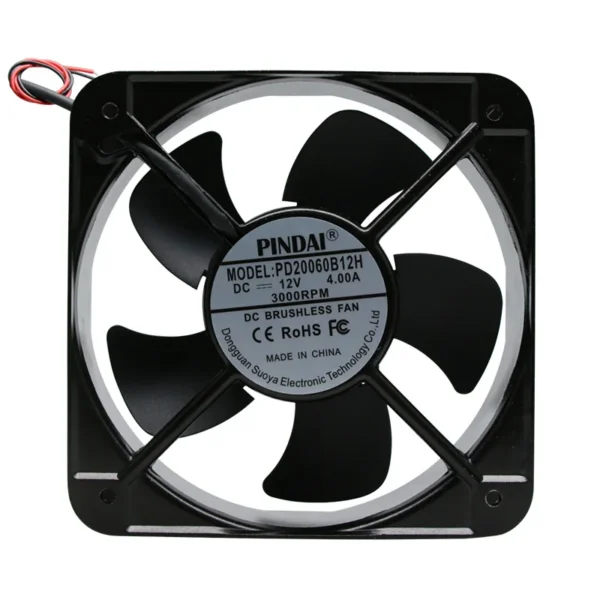 Axial Cooling Fan, 200mm, 20060, 200x200x60mm, Brushless
