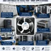 Axial Cooling Fan, 200mm, 200x200x60mm, 220V, Brushless - view 6