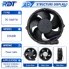 Axial Cooling Fan, 24V, 6314HR, 172mm, Inverter - view 2