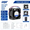 Axial Cooling Fan, 414JR, 24V, 40mm, 4025 - view 3