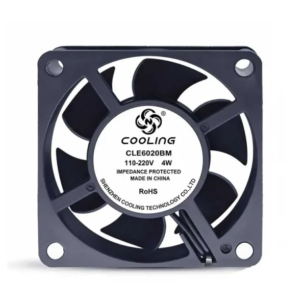 Axial Cooling Fan, 6020, 60x60x20mm, 110V, 220V