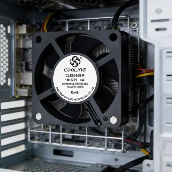 Axial Cooling Fan, 6020, 60x60x20mm, 110V, 220V - view 6