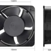 Axial Cooling Fan, 6inch, 150x150x50mm, 220V, 110V - view 3