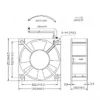 Axial Cooling Fan, 6inch, 150x150x50mm, 220V, 110V - view 4