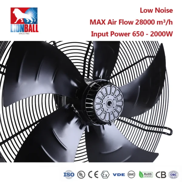 Axial Cooling Fan, 800mm, 380V/400V/460V