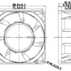 Axial Cooling Fan, 80x80x38mm, 110-220 - view 3