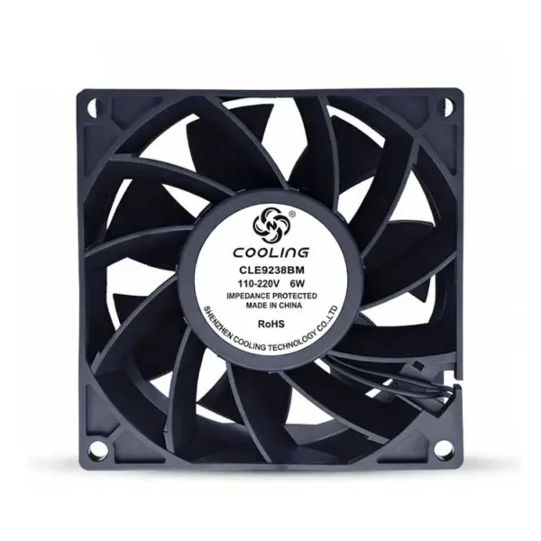Axial Cooling Fan, 9238, 92x92x38mm, 110V, 220V