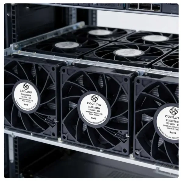 Axial Cooling Fan, 9238, 92x92x38mm, 110V, 220V - view 6