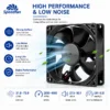 Axial Cooling Fan, 92x92x25mm, 12V, 24V, 48V - view 2