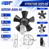 Axial Cooling Fan, A2D260-AA06-84, 3Phase, HVAC - view 2