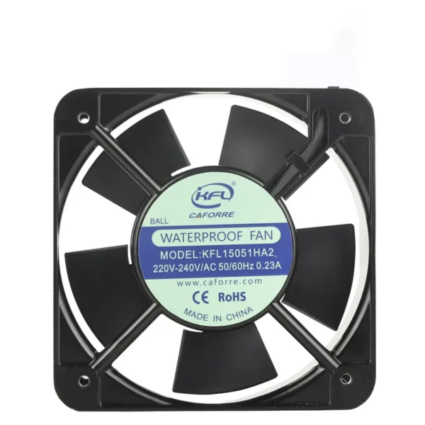 Axial Cooling Fan, IP68/67/54, Waterproof, 150x150x51mm-01