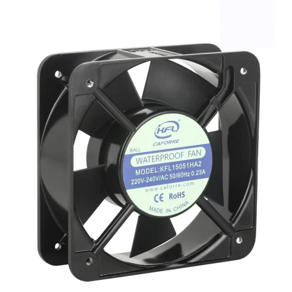 Axial Cooling Fan, IP68/67/54, Waterproof, 150x150x51mm-01 - view 2