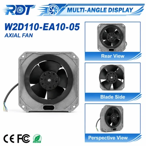 Axial Cooling Fan, W2D110-EA10-05, 400 V, Electric - view 6