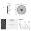 Axial Cooling Fan, Waterproof, IP54 - view 3
