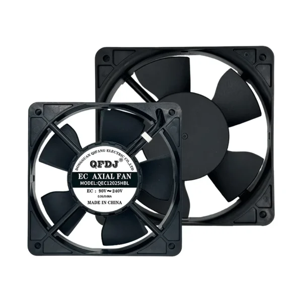 Axial Cooling Fan, Waterproof, IP65/IP67/IP68, 120x120x25mm - view 2