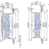 Axial Cooling Fan, ZN080-ZlL.GL.V7P3, 380V-480V - view 3