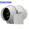 Axial Duct Fan, Plastic, 220-240V, 3000, RPM