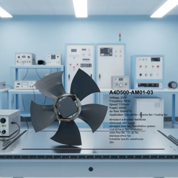 Axial Exhaust Fan, A4D500-AM01-03, 3phase, 230V, 50HZ - view 2