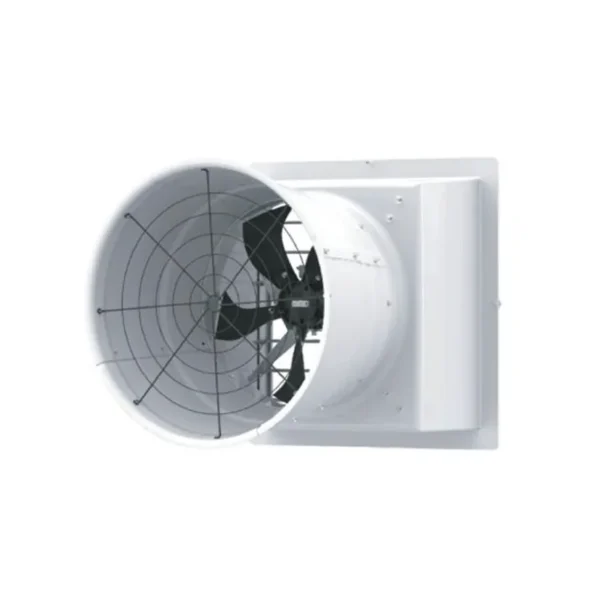 Axial Exhaust Fan, Wall, 380V, Cast Iron - view 2