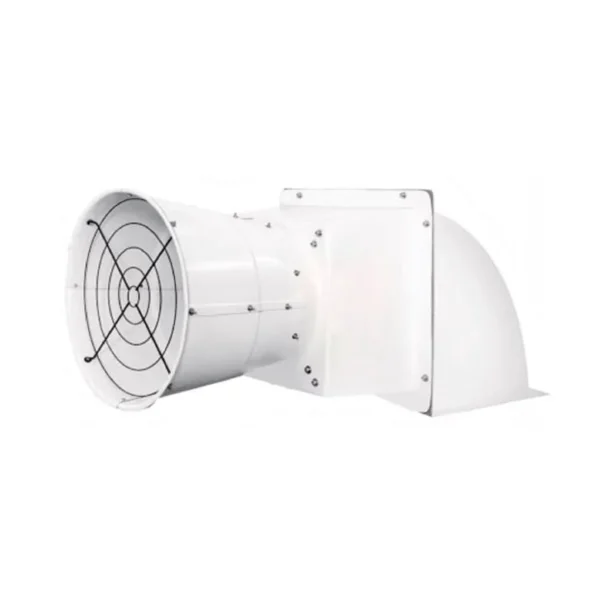 Axial Exhaust Fan, Wall, 380V, Cast Iron - view 3