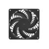 Axial Exhaust Ventilation Fan, WELLSUNFAN, 14025, 140x140x25mm - view 2